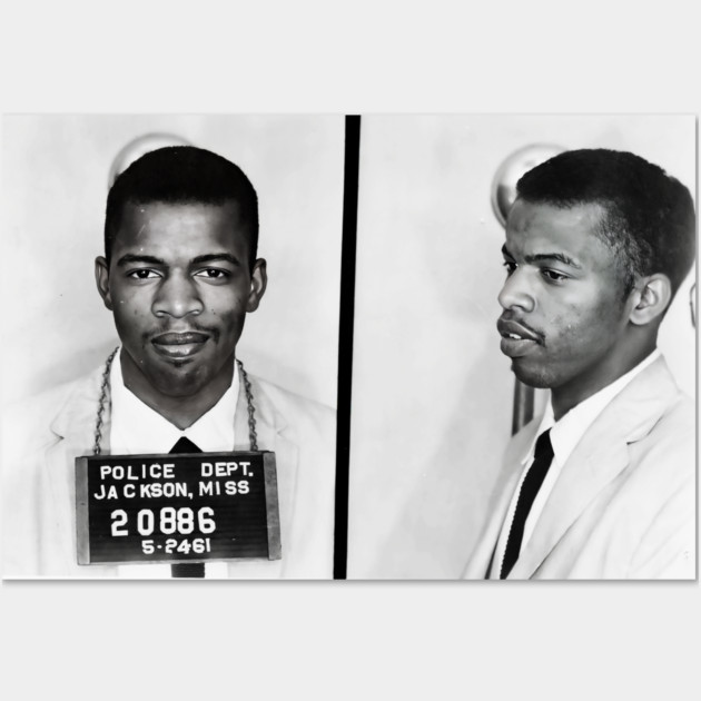 Young John Lewis Wall Art by UrbanLifeApparel