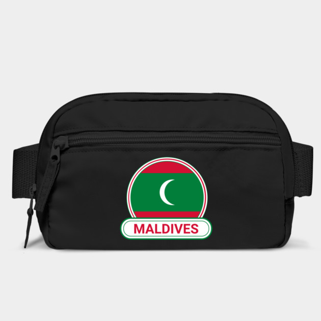 Maldives Country Badge - Maldives Flag by Yesteeyear