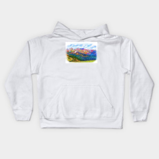 The Colorado Continental Divide On Loveland Pass Kids Hoodie