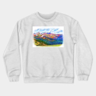 The Colorado Continental Divide On Loveland Pass Crewneck Sweatshirt