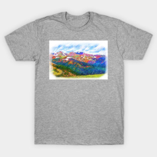 The Colorado Continental Divide On Loveland Pass T-Shirt