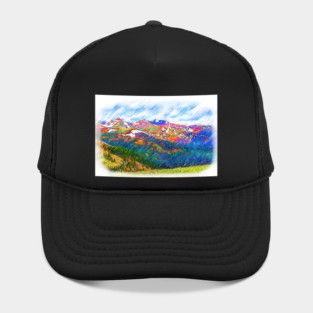 The Colorado Continental Divide On Loveland Pass Hat
