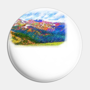 The Colorado Continental Divide On Loveland Pass Pin