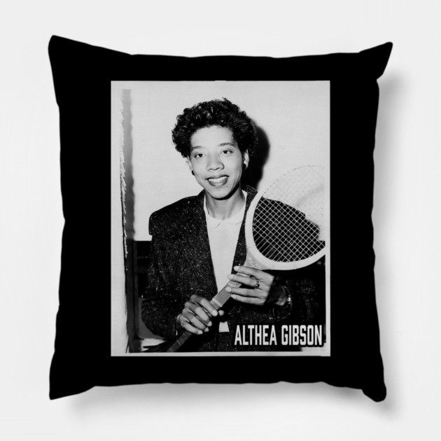Althea Gibson Pillow by UrbanLifeApparel