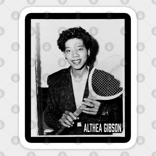 Althea Gibson Sticker by UrbanLifeApparel
