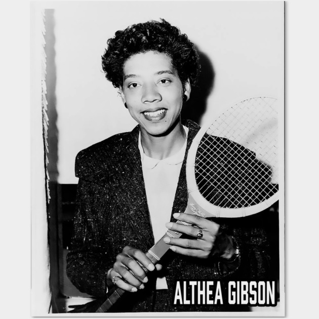 Althea Gibson Wall Art by UrbanLifeApparel
