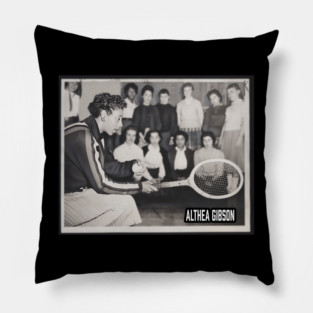 Althea Gibson 1957 Pillow