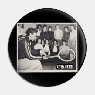 Althea Gibson 1957 Pin
