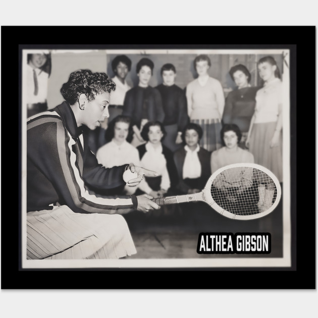 Althea Gibson 1957 Wall Art by UrbanLifeApparel