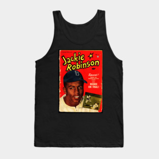 Front cover of Jackie Robinson comic book Tank Top