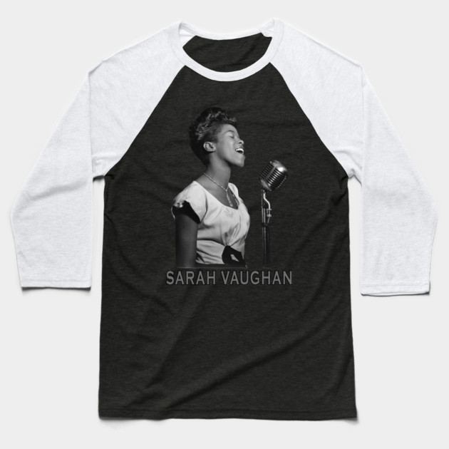 Sarah Vaughan Baseball T-Shirt by UrbanLifeApparel