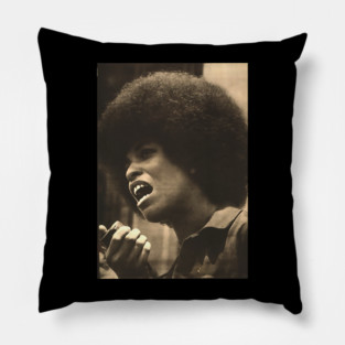 Angela Davis Activist Pillow