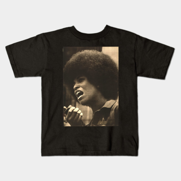 Angela Davis Activist Kids T-Shirt by UrbanLifeApparel
