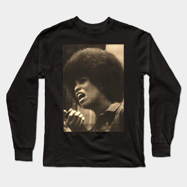 Angela Davis Activist Long Sleeve T-Shirt by UrbanLifeApparel