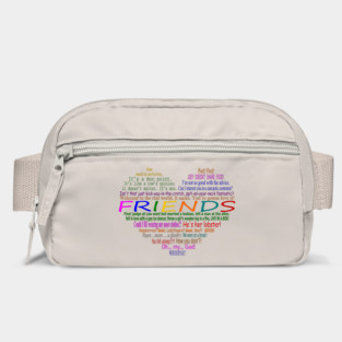 Friends TV Quotes Heart Bag