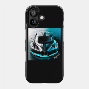 Bugatti in Blue Tone Phone Case