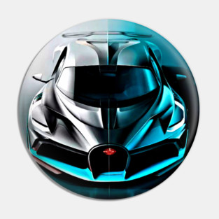 Bugatti in Blue Tone Pin