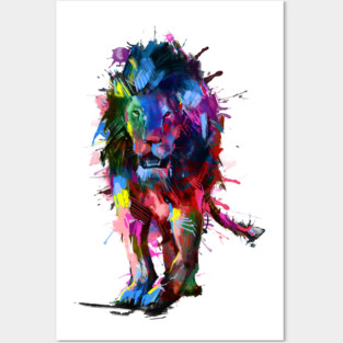 lion Posters and Art