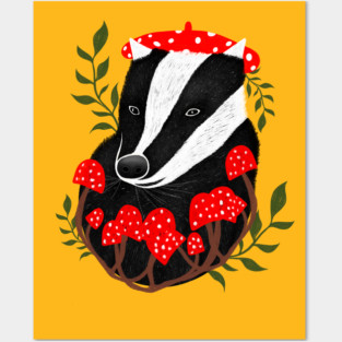Beret Badger Posters and Art