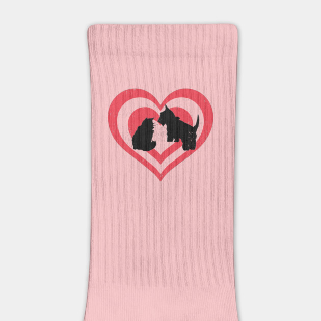 Cat and Dog Besties Forever by DonWillisJrArt