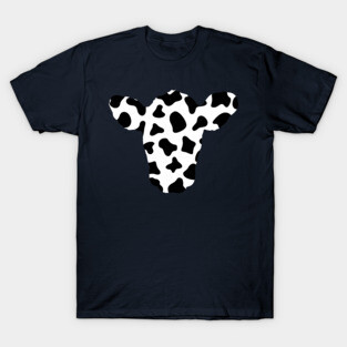 Cow Print Head T-Shirt
