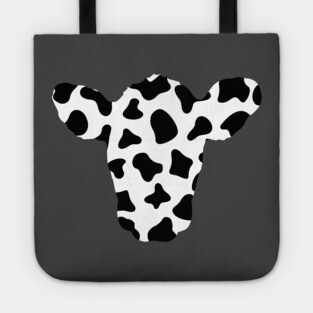Cow Print Head Tote