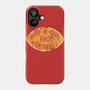Bar-b-que and Football - Red & Gold Phone Case