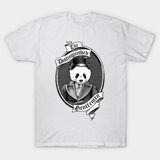 The Distinguished Gentleman - Panda - T-Shirt | TeePublic
