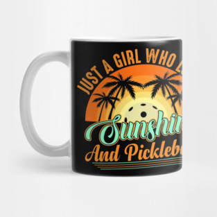 Pickleball women sunshine Mug