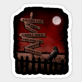 Horror Crossroads Sticker