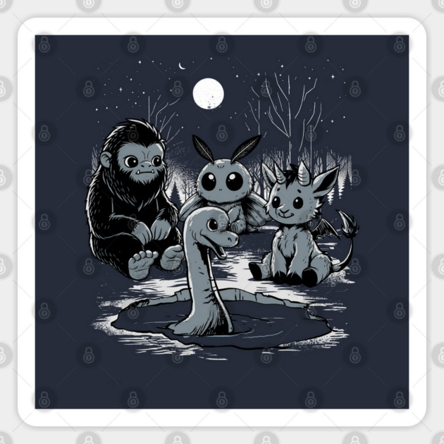 Mystic Cryptid Gathering Sticker by GoshWow®