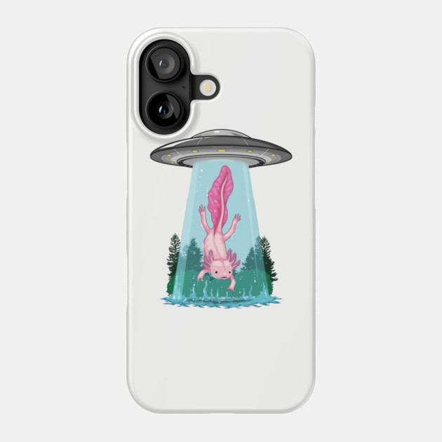 Axolotl Abduction Adventure Phone Case by GoshWow®