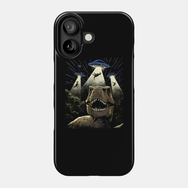 T-Rex Alien Encounter Phone Case by GoshWow®