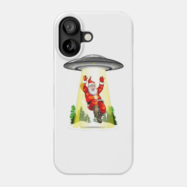 Santa's Alien Lift-Off! Phone Case by GoshWow®