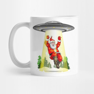 Santa's Alien Lift-Off! Mug
