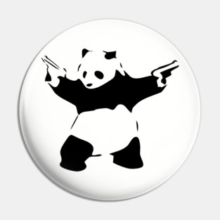Panda Guns Pin