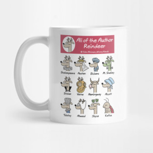 All of the Author Reindeer Mug