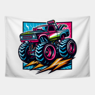 Monster Truck Tapestry
