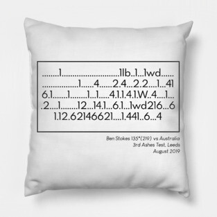Every Delivery faced by Ben Stokes Pillow