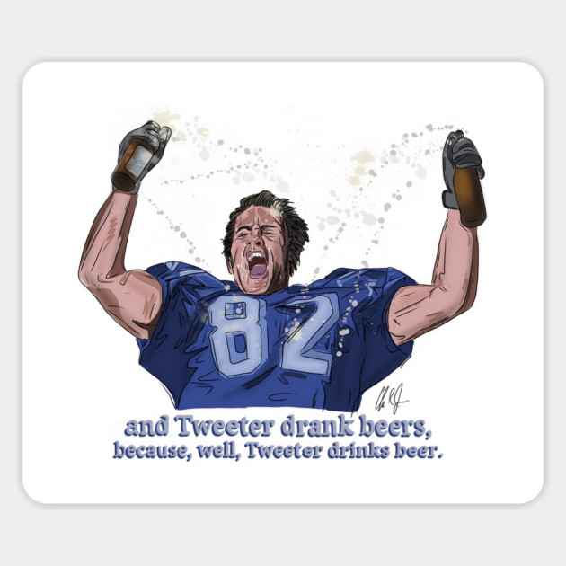 Varsity Blues: Tweeter Drank Beers Magnet by 51Deesigns