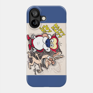 Ren and Stimpy Happy Happy Joy Joy Phone Case