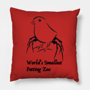 World's Smallest Petting Zoo Pillow