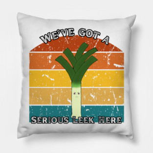Serious Leek – Retro Edition Pillow