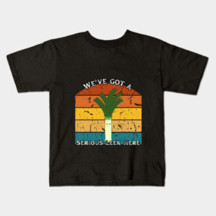 Serious Leek – Retro Edition Kids T-Shirt