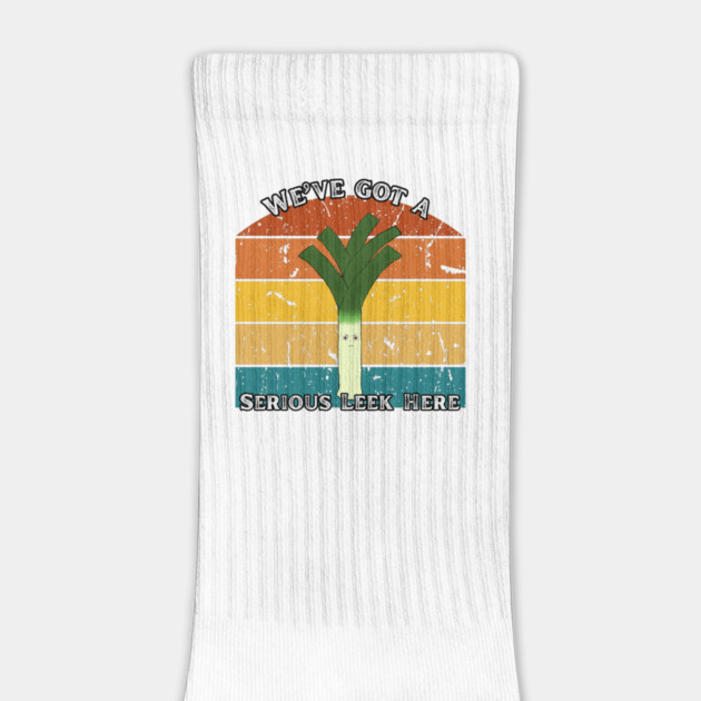 Serious Leek – Retro Edition by The Punny Grocer