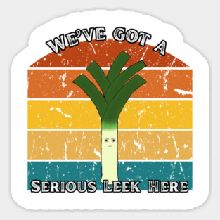 Serious Leek – Retro Edition Magnet