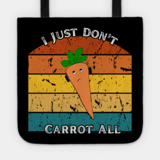 I Just Don’t Carrot All – Retro Edition Tote