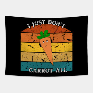 I Just Don’t Carrot All – Retro Edition Tapestry