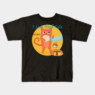 Princess Of Feral Cats Kids T-Shirt