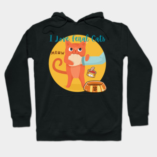 Princess Of Feral Cats Hoodie
